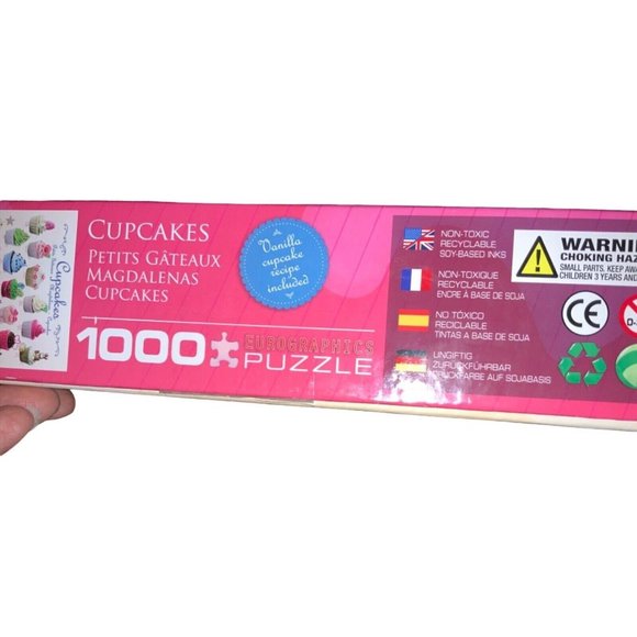 EuroGraphics Cupcake Celebration Puzzle (1000-Piece) Plus Sm Puzzle- Complete - Picture 7 of 11